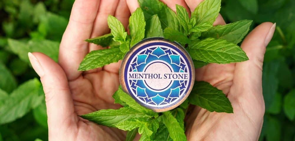 Menthol stone, menthol steen, migrainesteen